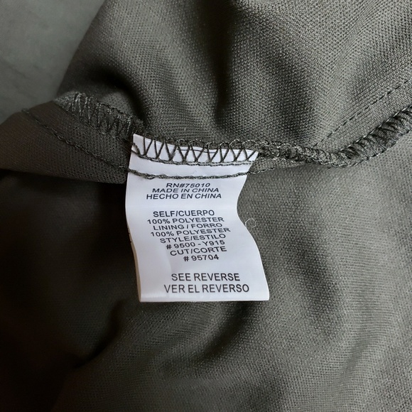 City Triangles | Olive green dress - Picture 5 of 6